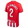 Atlético Madrid J.M. Gimenez 2 Hjemme 23-24 - Herre Fotballdrakt